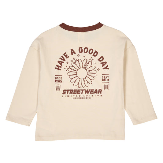Müsli by Green Cotton - Good day l/s T - Top met lange mouwen - Oak - Biologisch katoen mix achterkant