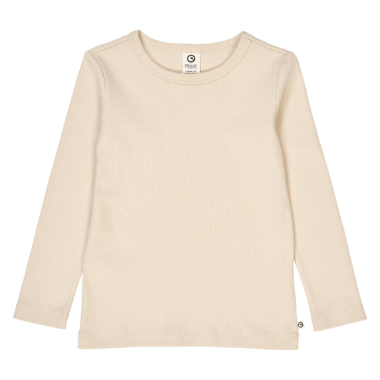 Müsli by Green Cotton - Cozy me rib l/s T - Top met lange mouwen - Katoen mix basic top voorkant