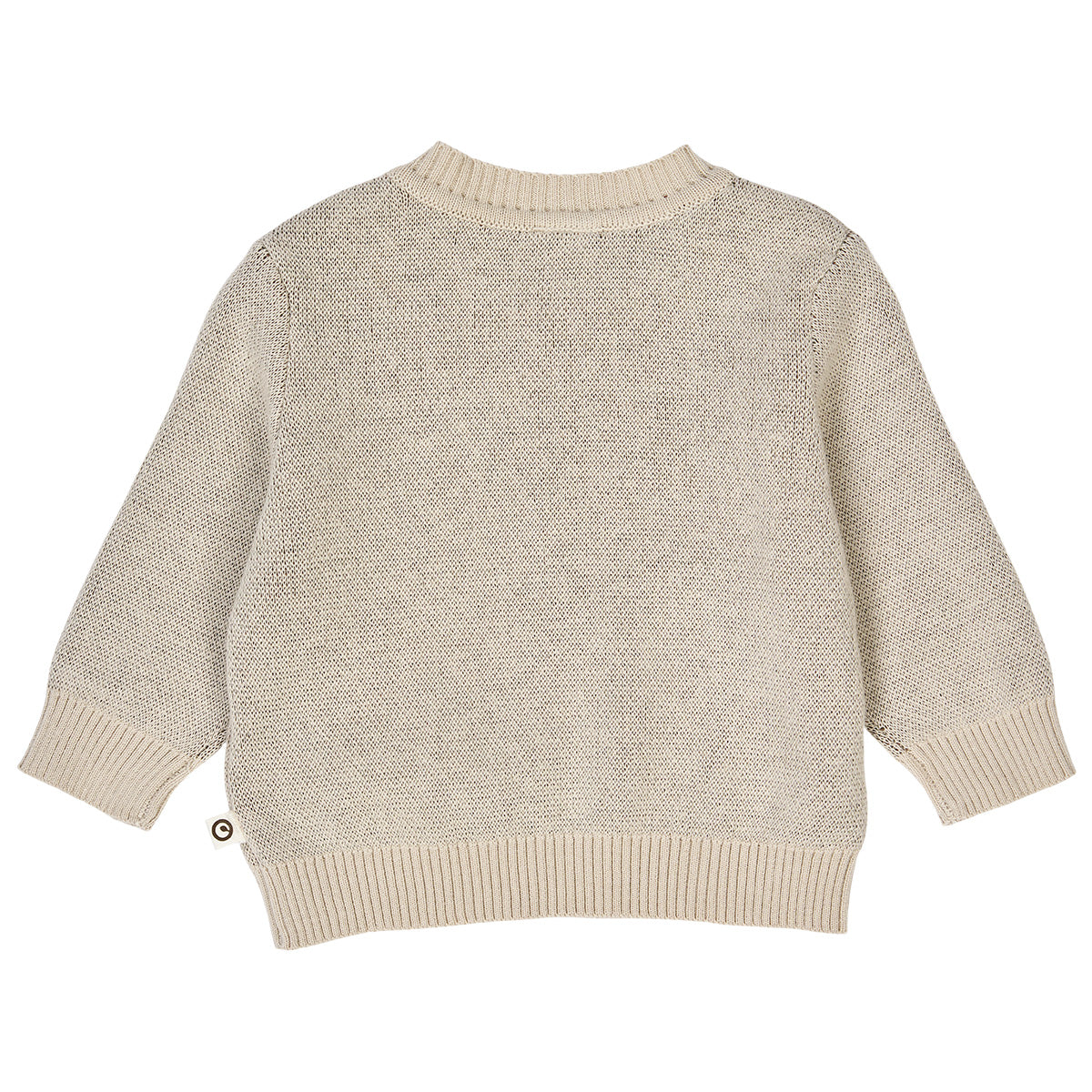 Trui baby - Acorn knit - Biologisch katoen - Müsli by Green Cotton achterkant