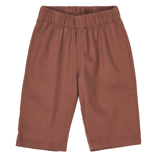 Müsli by Green Cotton - Twill pants baby - Broekje - Root - 100% biologisch katoen voorkant
