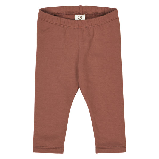 Müsli by Green Cotton - Cozy me sweat leggings baby - Root - Biologisch katoen mix voorkant