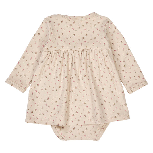Müsli by Green Cotton - Aster l/s dress body - Jurkje met bloemenprint - Katoen mix achterkant