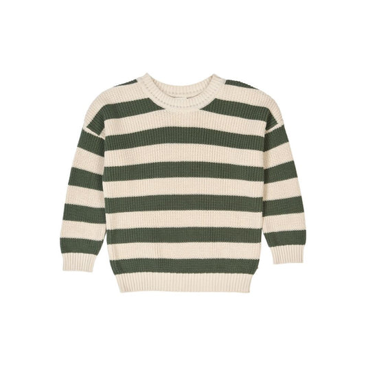Gebreide trui - Biologisch katoen - Stripe -  Müsli by Green Cotton voor