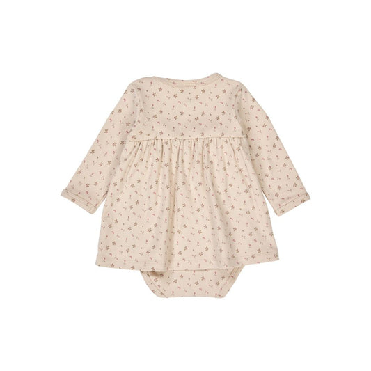 Jurkje met romper - Biologisch katoen - Aster/bloemenprint -  Müsli by Green Cotton 