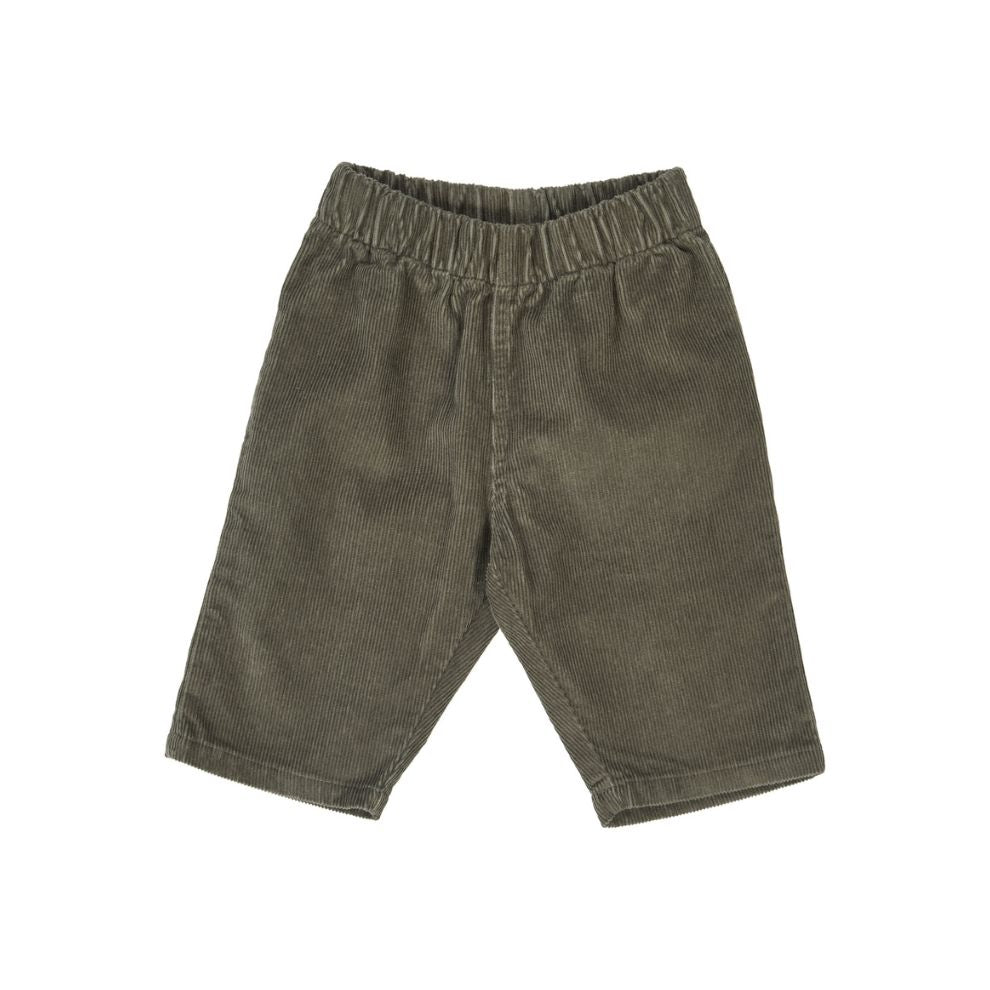 Corduroy broek - Biologisch katoen - Deep green/groen -  Müsli by Green Cotton voor