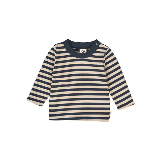 Top lange mouwen baby - Stripe - Biologisch katoen - Müsli by Green Cotton voor