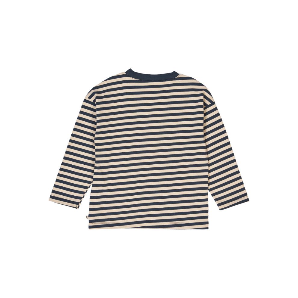 Top lange mouwen - Stripe - Biologisch katoen - Müsli by Green Cotton achter 