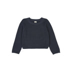 Gebreide trui - Biologisch katoen - Night blue/donkerblauw -  Müsli by Green Cotton voor