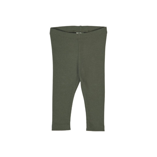 Legging baby - Cozy me - Biologisch katoen - Deep green/groen - Müsli by Green Cotton voor