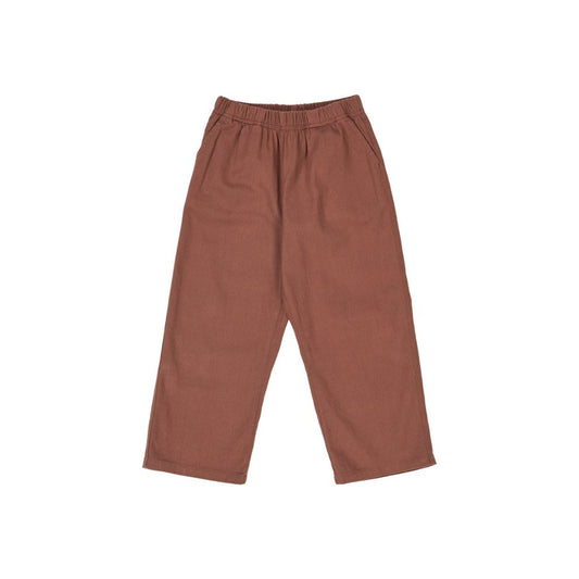 Twill broek - Biologisch katoen - Root/baksteen rood -  Müsli by Green Cotton voor