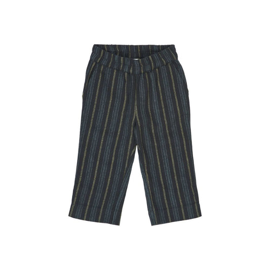 Broek - Woven stripe - Biologisch katoen - Donkerblauw -  Müsli by Green Cotton voor