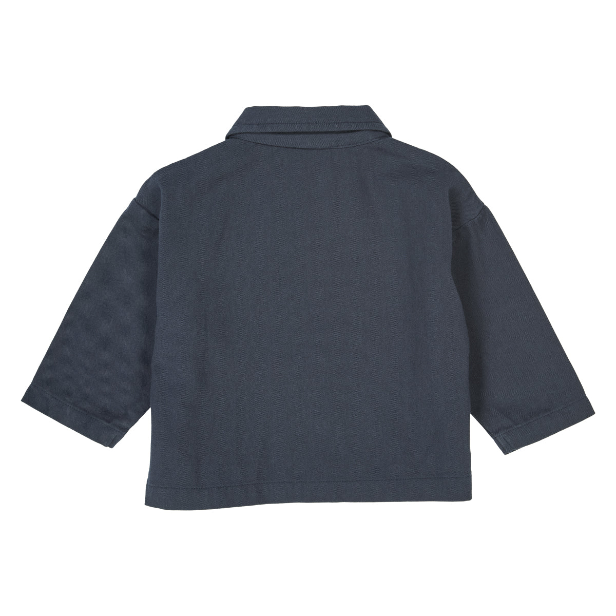 Müsli by Green Cotton - Twill shirt baby - Overhemd top - Night blue - 100% katoen achterkant