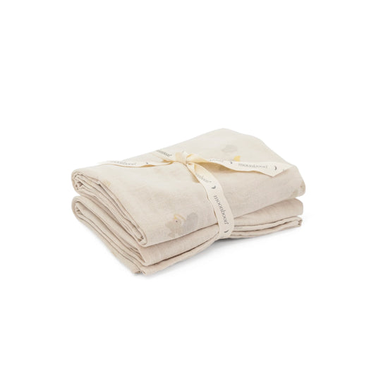 Hydrophilic cloths - 2 pack - Over the Moon - 65x65 cm - Organic cotton - Moonboon