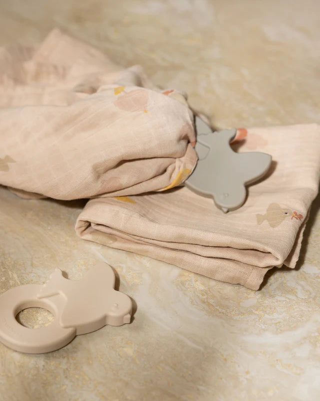 Hydrofiele doeken - 2 pack - Over the Moon - 65x65 cm - Biologisch katoen - Moonboon