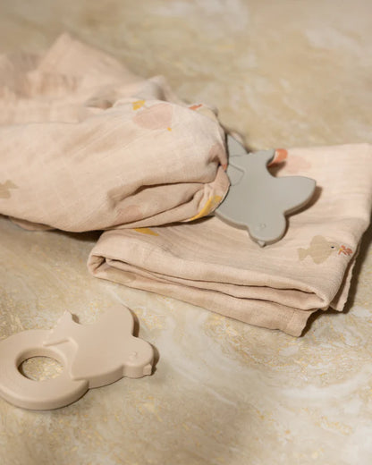 Hydrofiele doeken - 2 pack - Over the Moon - 65x65 cm - Biologisch katoen - Moonboon