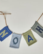 Gebreide letter vlaggetjes N-Z - Knitted Letters - Blauwe tinten - SmallStuff - productfoto - afbeelding 14