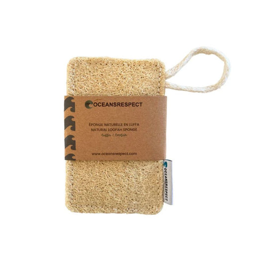 Zeep onderlegger - Natuurlijke en biologisch afbreekbare loofahspons - Oceanrespect