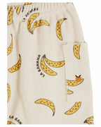 Broekje badstof - Sarouel Eponge - Biologisch katoen mix - Bananen/Off white - Emile et Ida - lifestyle