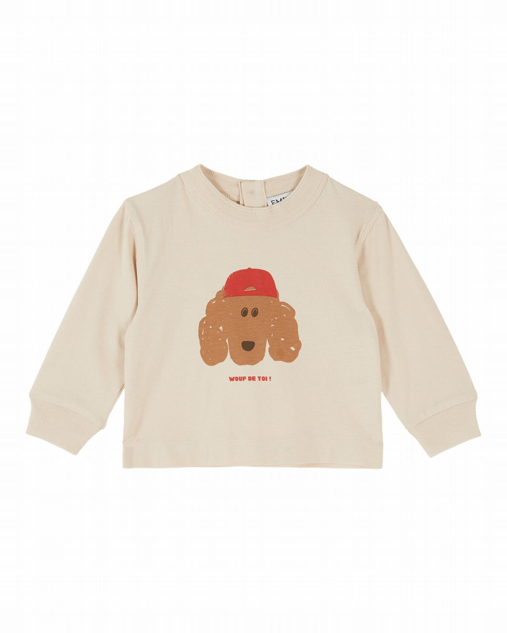 T-shirt Chien met hondenprint - Biologisch katoen - Farine - Émile et Ida