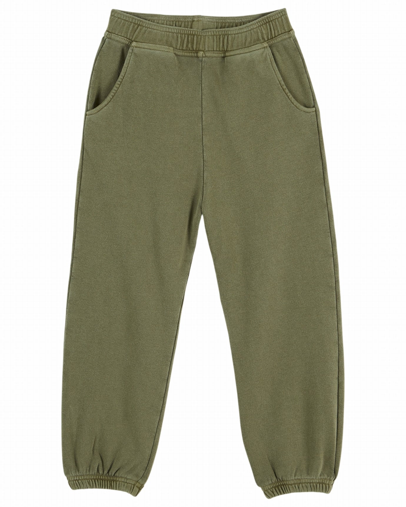 Joggingbroek - Pistache - Jogger Teinture Pigmentaire - Biologisch katoen - Emile et Ida - productfoto