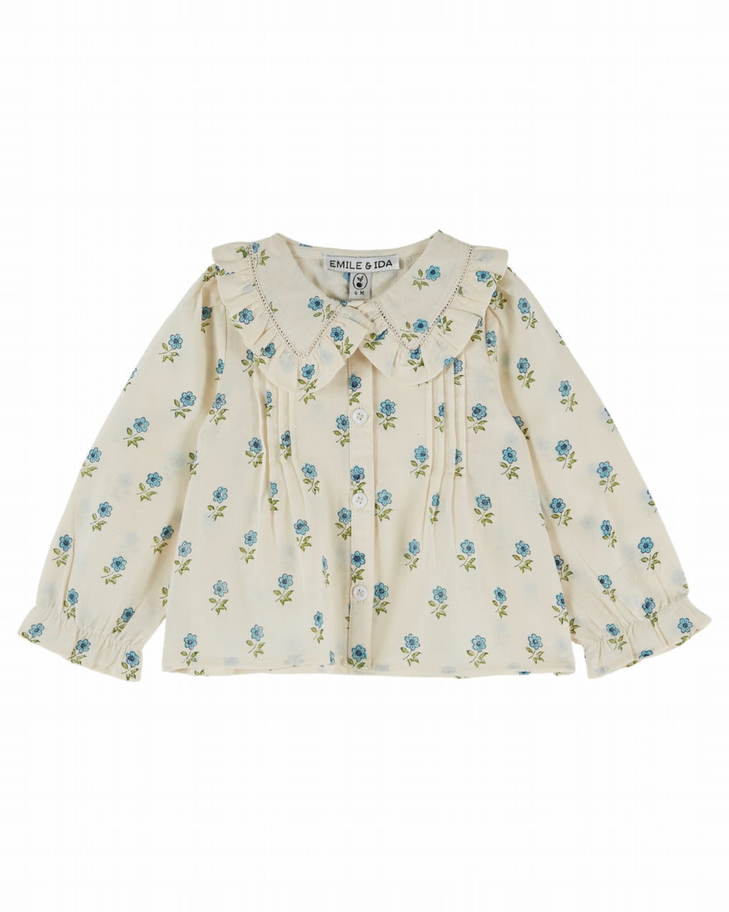 Blouse met kraag en bloemenprint - Scarlet - Emile et Ida - productfoto