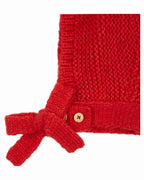 Gebreide capuchon met strik - Merinowol en Mako-katoen - Emile et Ida De Capuche Noe - productfoto - afbeelding 4