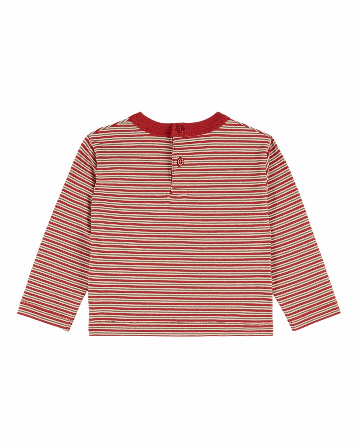 Gestreepte longsleeve – Feu – Biologisch katoen - Emile et Ida