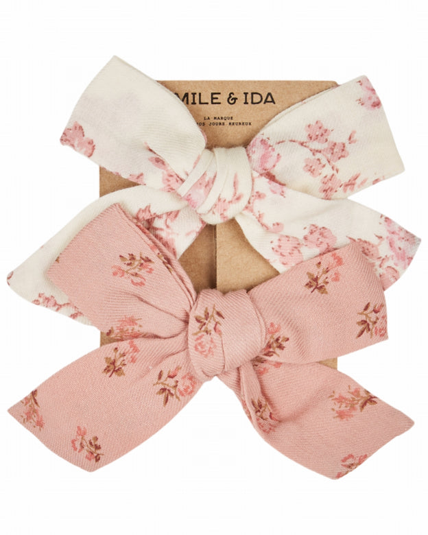 Haarknipje met katoenen strik - Barrette Noeud - Emile et Ida - productfoto - afbeelding 3