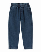 Soepele denim broek met elastische taille - Donkerblauw - Pantalon Garcon - Emile et Ida - productfoto - afbeelding 2