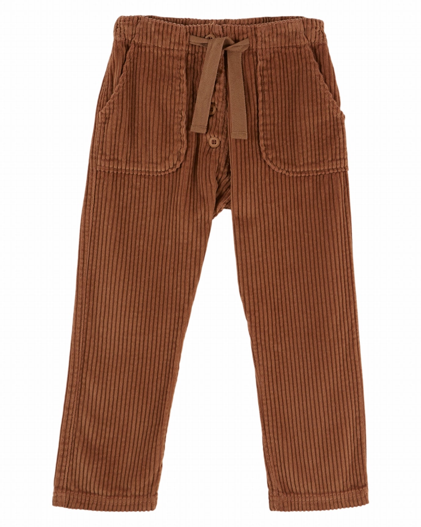 Corduroy broek Pantalon Garçon - Brownie - Biologisch katoen - Emile et Ida - voorkant
