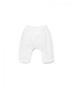 Zomerbroekje - Woven Trousers - Biologisch katoen - Wit - Playup - achterkant