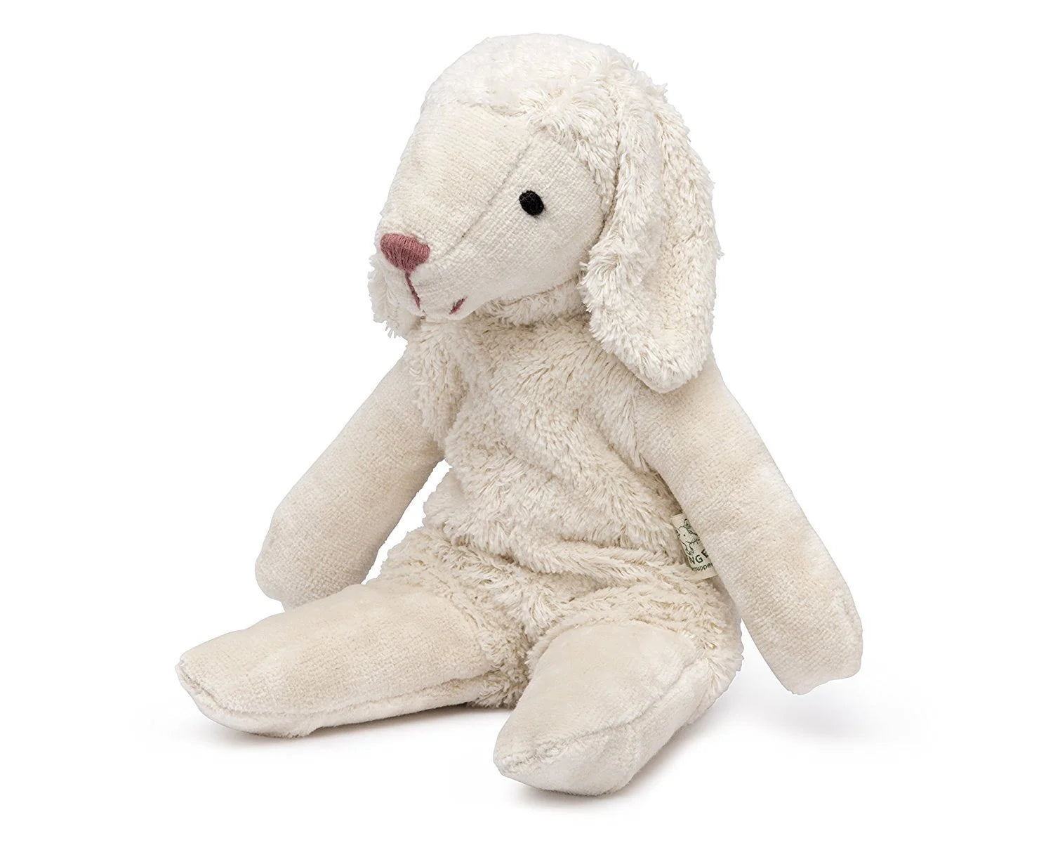 Floppy knuffelschaap Small - GOTS-gecertificeerd - White - Senger Naturwelt