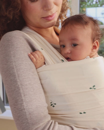 Baby draagdoek - Baby wrap - Leaves  - Biologisch katoen - Moonboon