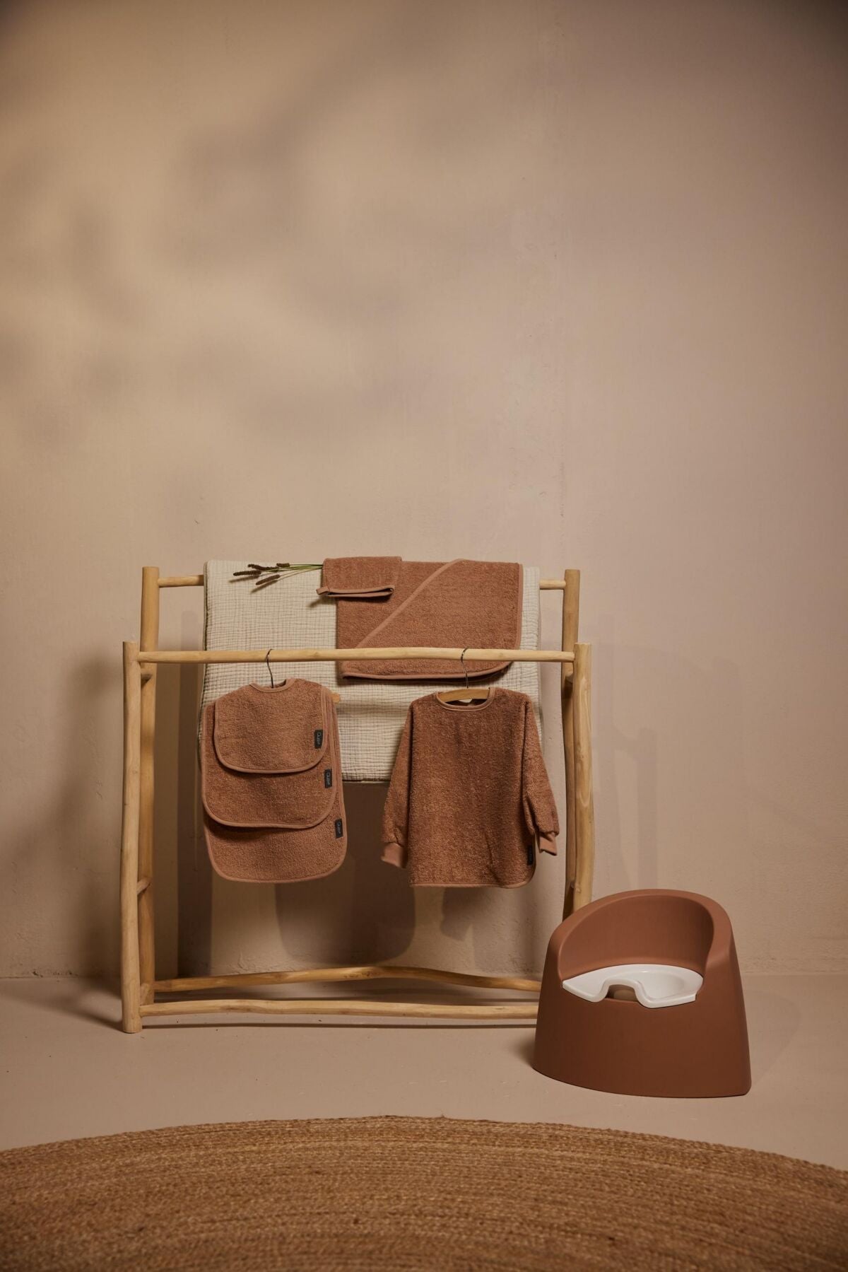 Slabbetje XL - Badstof - Katoen - Quax coral lifestyle
