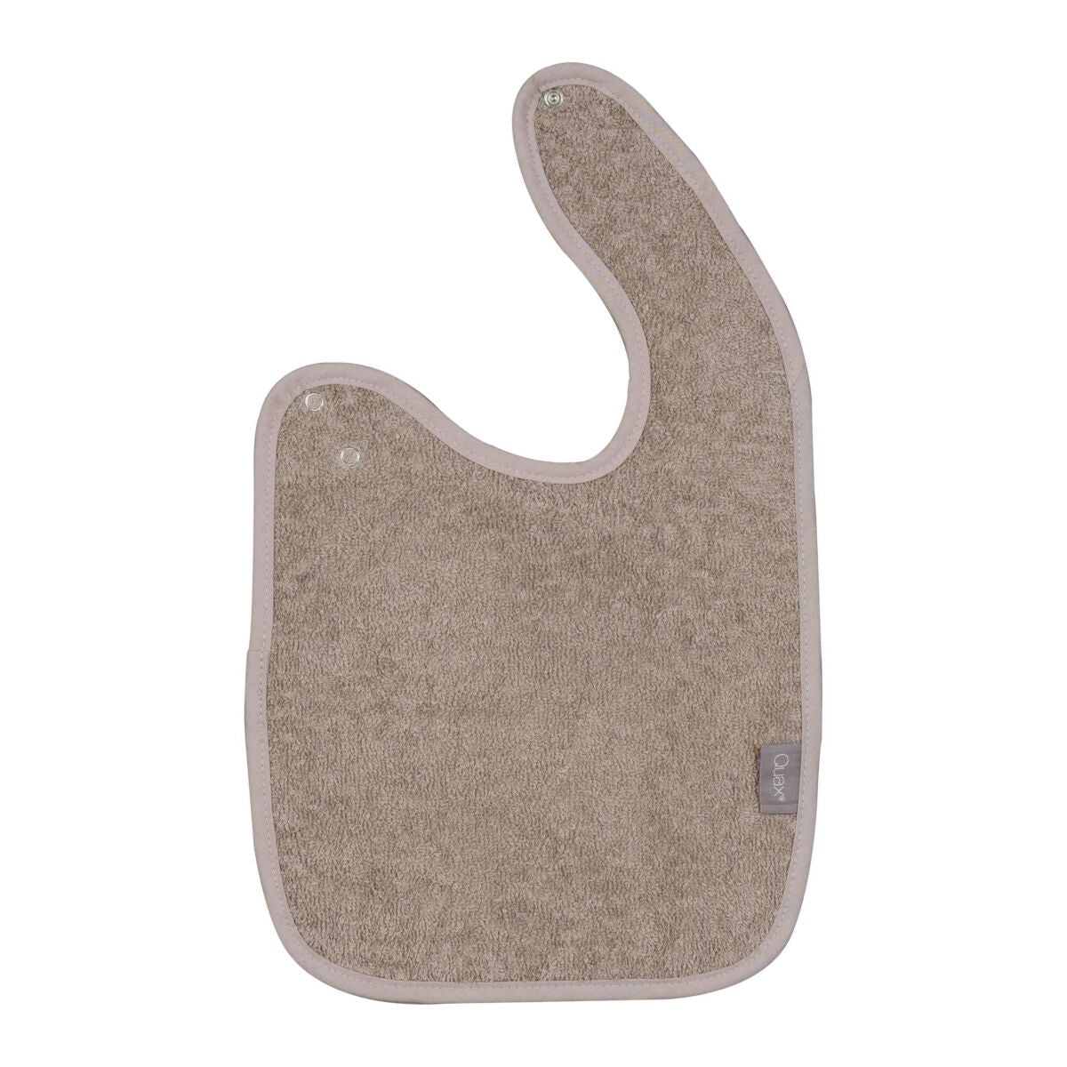 Slabbetje Medium - Badstof - Katoen - Quax stone bruin beige