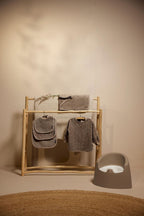 Slabbetje Small - Badstof - 100% katoen - Quax lifestyle stone