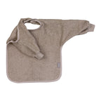 Slabbetje met Mouwen - Badstof - Katoen - Quax stone bruin beige