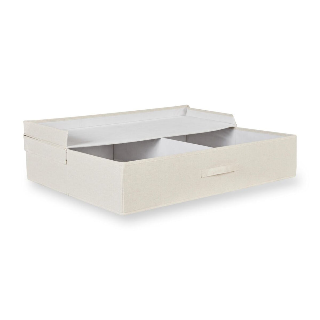 Opberglade voor bed 120 x 60 / 110 x 70 - Katoen/Linnen - Quax open