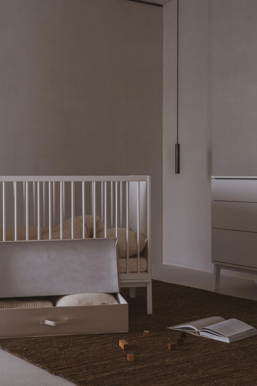 Opberglade voor bed 120 x 60 / 110 x 70 - Katoen/Linnen - Quax lifestyle foto