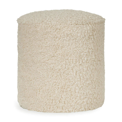 Kids Pouf - Modular Organic Kids Table - Quax sheep boucle beige wit