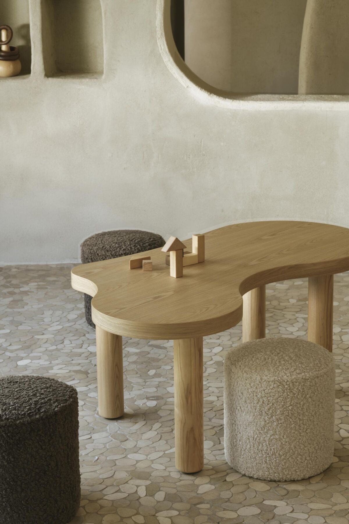 Kids Pouf - Modular Organic Kids Table - Quax lifestyle