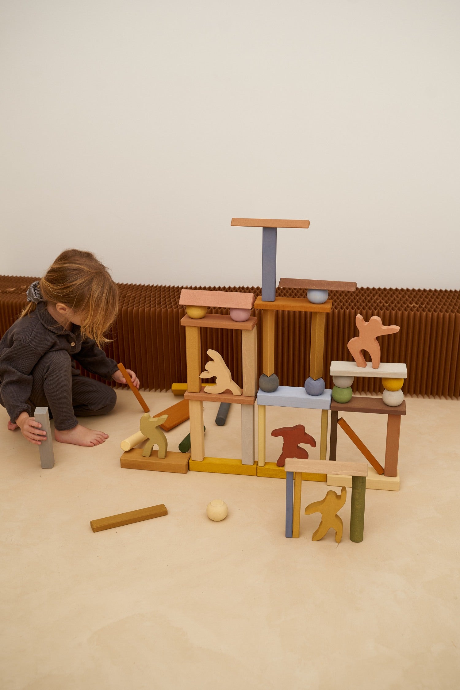 Houten bouwblokken City in a Box – Open-ended play – Raduga Grëz