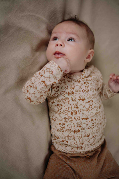 Overslag top Noa - Biologisch katoen - Dogs/Hondjes - Riffle Amsterdam kind