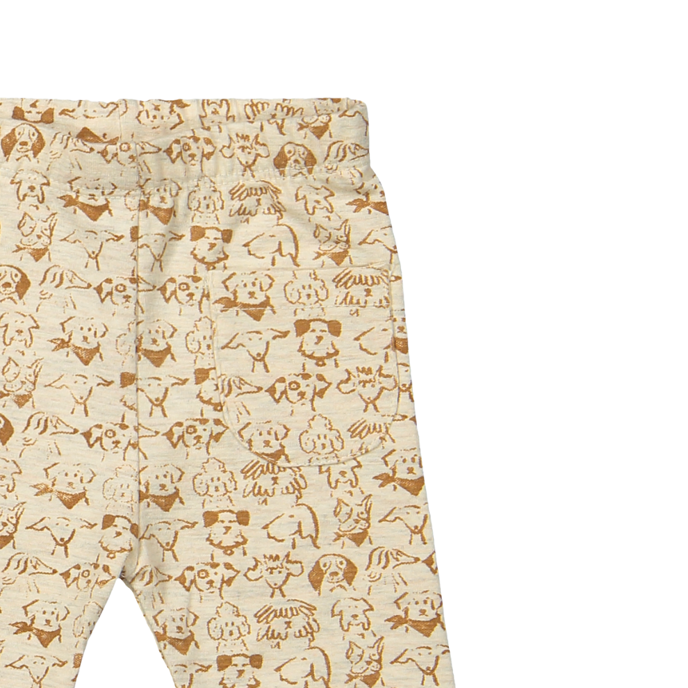 Legging Perr - Biologisch katoen - Dog/Hondjes - Riffle Amsterdam close up