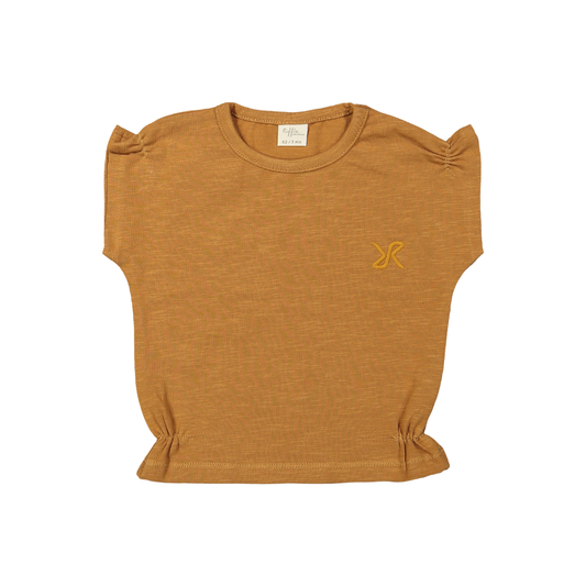 T-shirt Jill - Biologisch katoen - Jersey Brown/Bruin - Riffle Amsterdam