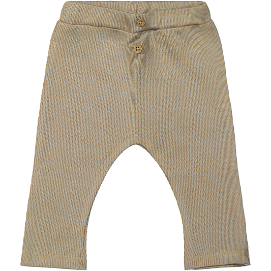 Broekje - Baggy Pax - Biologisch katoen - Knitted combo blue - Riffle Amsterdam voorkant