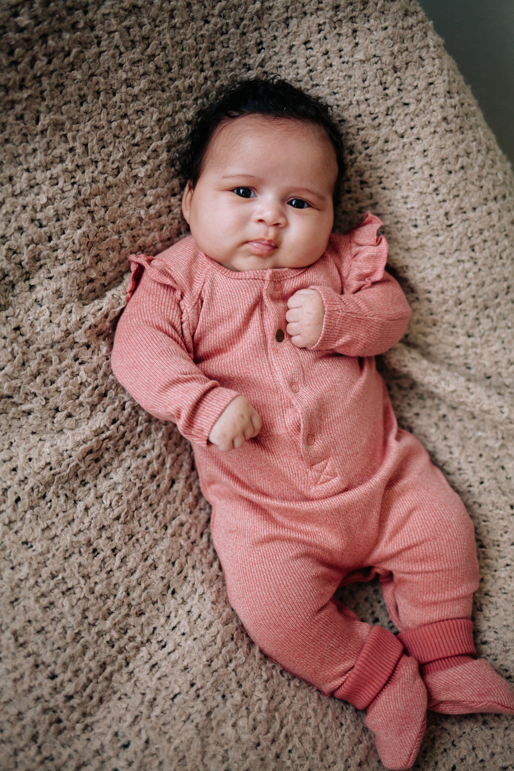 Slofjes Billie - Knitted combo pink - Biologisch katoen - Riffle Amsterdam lifestyle