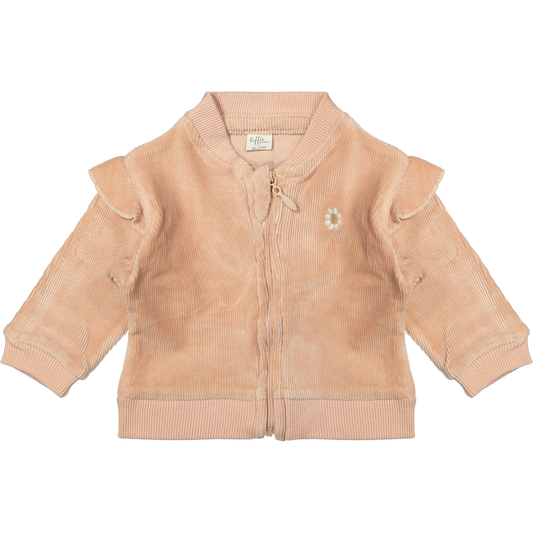 Vestje/jasje Noel - Corduroy rib pink - Biologisch katoen - Riffle Amterdam product