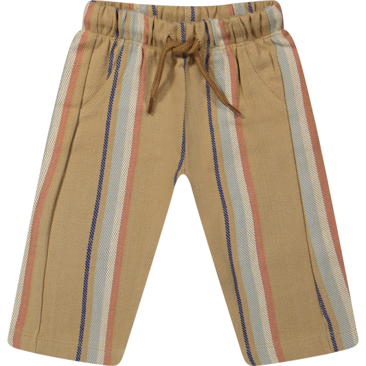 Broekje Pete - Woven stripe - Biologisch katoen - Riffle Amsterdam voorkant