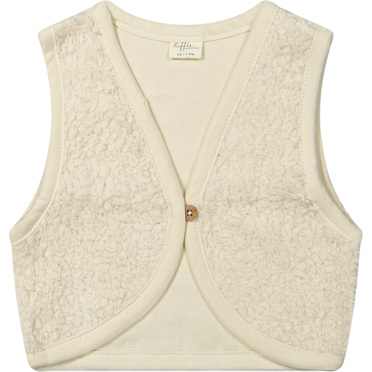 Gilet Babou - Tedyy off white/wit - Biologisch katoen - Riffle Amsterdam product